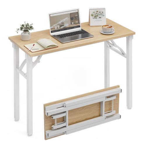 36-inch Foldable Desk, No Assembly Compact Computer Table for Small Spaces