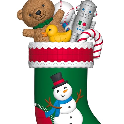 Stocking Stuffers Hallmark Keepsake Christmas Ornament 2026 Series, Snowman in Gift Box