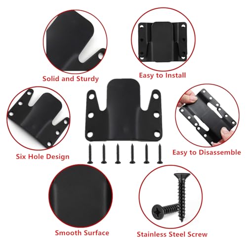 Universal Sectional Sofa Connector Brackets - 4 Sets with Screws