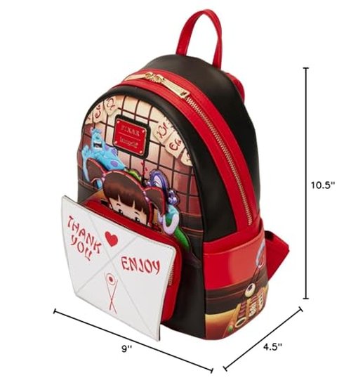 Loungefly Monsters, Inc. Harryhausen's Takeout Boo Pop-Up Mini Backpack