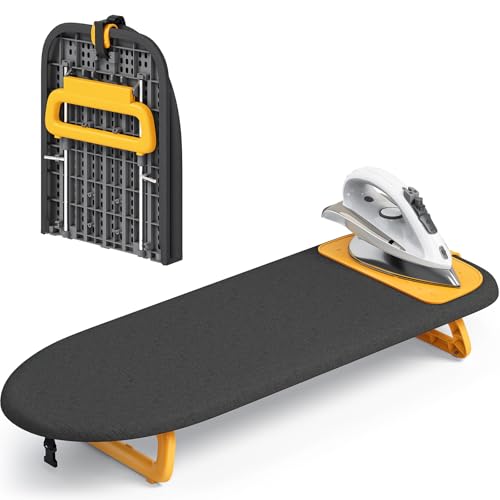 KINGBOARD Small Tabletop Ironing Board 12x32 Foldable Mini Iron Board