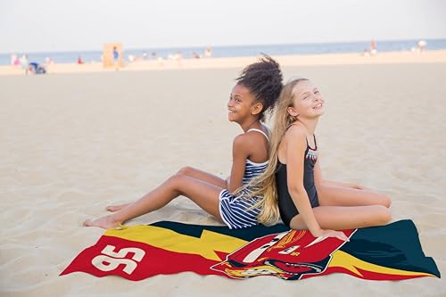 Disney Pixar Cars Kids Beach Towel - 100% Cotton Absorbent Bath Towel
