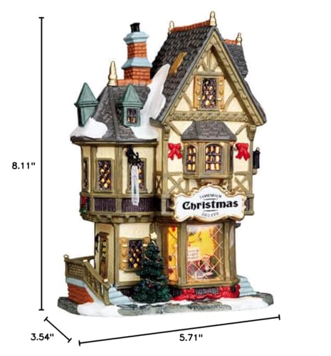 Lemax Christmas Village Tannenbaum Lighted Building with Battery Operation