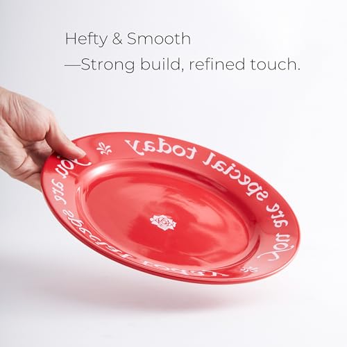 You Are Special Today 10.6-Inch Ceramic Celebration Plate - Red Keepsake