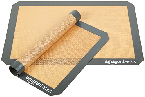 Non-Stick Silicone Baking Mats (2-Pack) - Reusable Heat-Resistant 16.5" x 11.6"