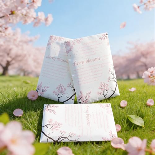 Cherry Blossom Scented Sachets for Drawers and Closets, 8-Pack
