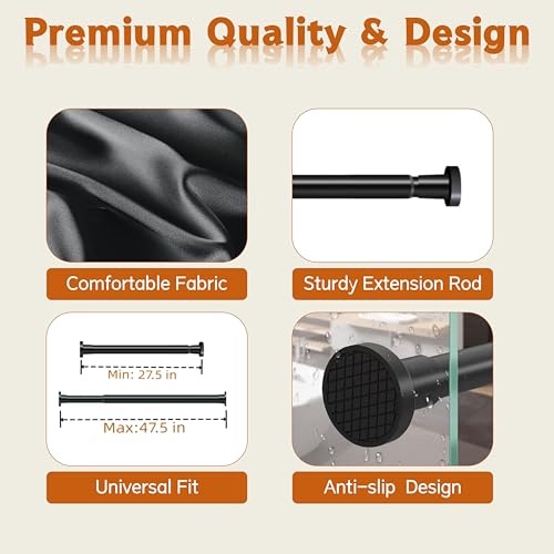 Adjustable Height Door Curtain Kit for Temporary Wall Partition