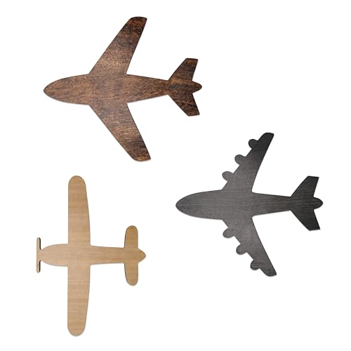 Airplane Wall Decor Set for Kids Room, Nursery Adventure Theme Wall Art