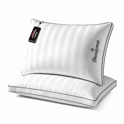 Luxury Queen Pillows Set of 2 - Soft Medium Down Alternative