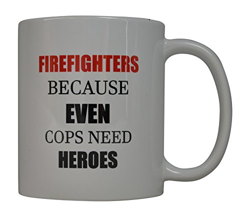 Rogue River Tactical 11oz Firefighter Coffee Mug - Funny Hero Support Gift
