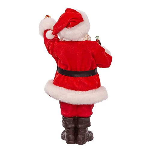Coca-Cola Santa Ornament - 9.5 Inch Tabletop Figurine, Holiday Decor