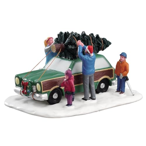 Lemax Christmas Village Tree Transport #43081 Polyresin Figurine