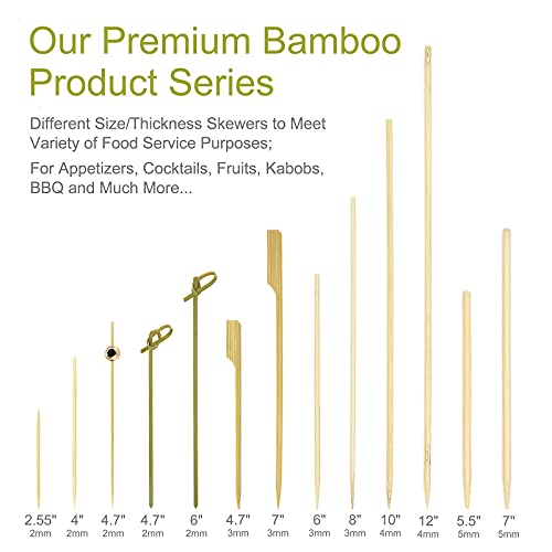 Minisland Monstera Leaf Cocktail Picks - Fancy Bamboo Toothpicks for Appetizers, 100 Count (MSL174-Monstera Leaf)
