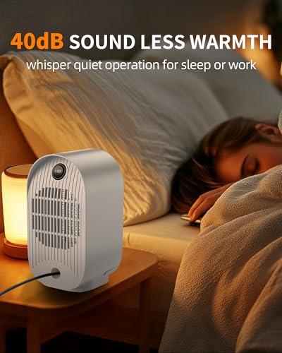 Portable Electric Space Heater for Indoor Use with Overheat Protection