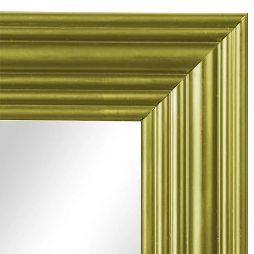 13" x 49" Full Length Mirror - Gold Over-the-Door or Wall-Mounted