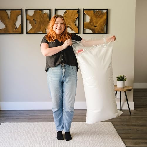 100-Liter Polystyrene Bean Bag Refill - Lightweight Beans for Crafts & Furniture