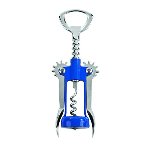 TRUE Blue Winged Corkscrew Wine Opener Set – Multi-Purpose Bottle Opener for Wine, Beer & Soda