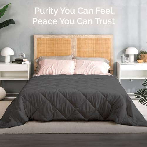 Queen Size Bamboo Viscose Comforter - Lightweight Down Alternative