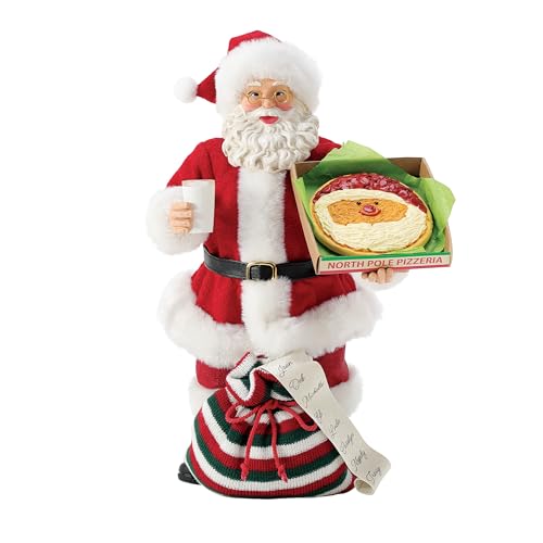 Department 56 Santa Figurine - Bon Appetit Collection, 10.5 Inch Holiday Decor