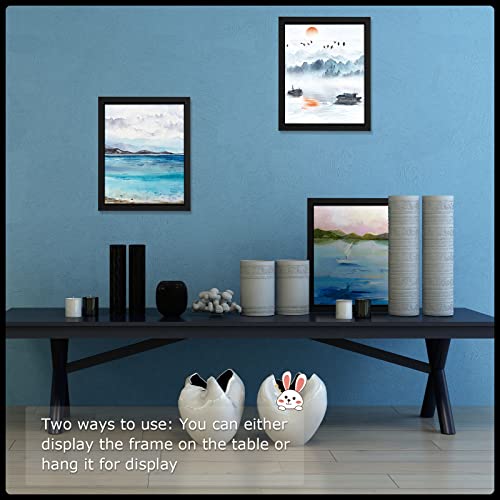 5x7 Inch Shadow Box Picture Frames - Black Display Cases, Set of 12