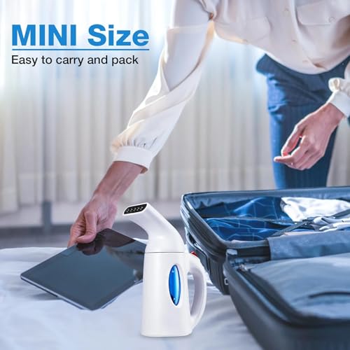 Handheld Clothes Steamer, Portable Travel Garment Steamer for All Fabrics