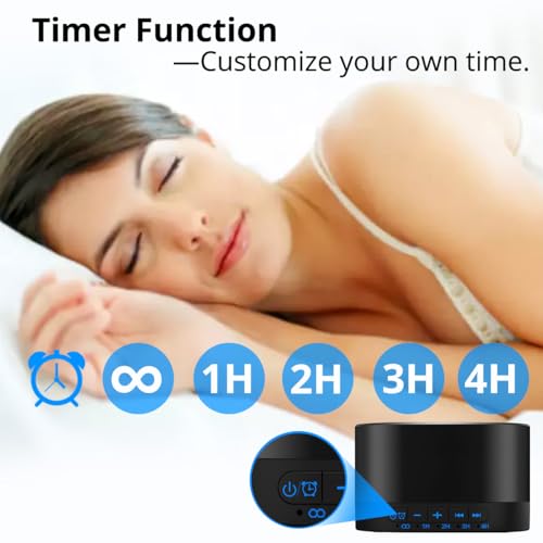 Magicteam White Noise Machine with 20 Non-Looping Sounds & Timer