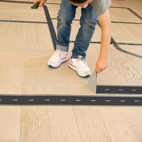 Road Wall Border Decals for Kids Bedroom Removable Vinyl Street Mural