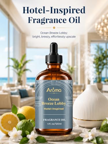 Ocean Breeze Hotel Scent Diffuser Oil - Luxury Home Fragrance (120ml)