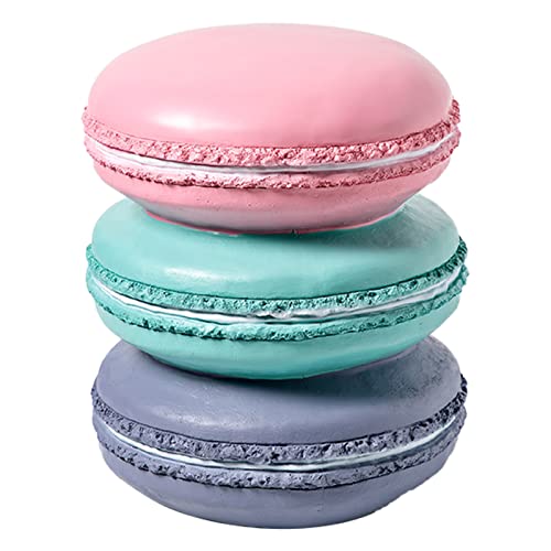 Sweetheart Cookie Food-Shaped Resin Shoe Stool - Retro Decorative Footrest for Home