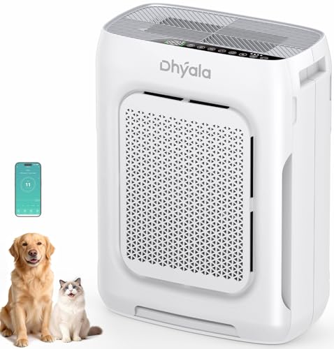 Smart HEPA Air Purifier for Large Rooms with Washable Filters