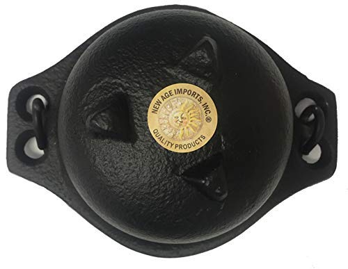Cast Iron Cauldron for Incense Burning and Smudging, 4-Inch