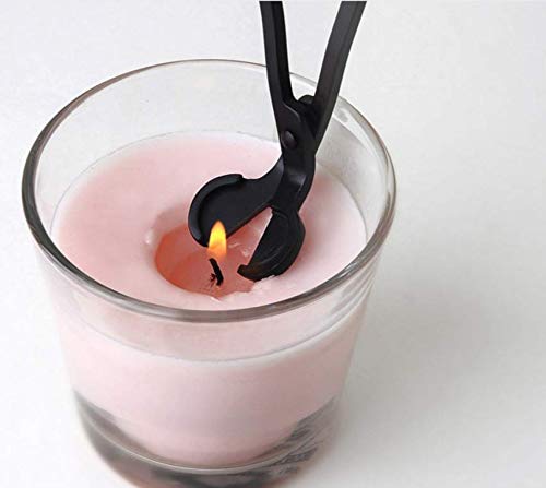 Candle Wick Trimmer - Stainless Steel Cutter Scissor in Matte Black