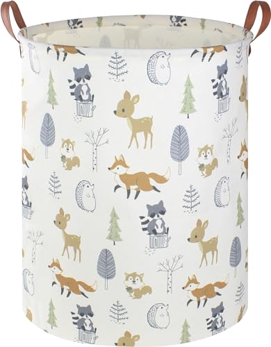 Waterproof Collapsible Laundry Hamper - Linen Storage Basket with Handles