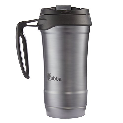 Bubba HERO 18 oz Vacuum-Insulated Stainless Steel Travel Mug with Handle, Gunmetal