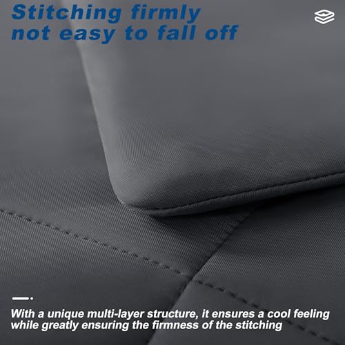 Bedsmile Cooling Comforter Queen Size - Reversible Cold Tech Ice Blanket