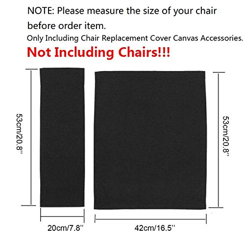 5-in-1 Makeup Artist Director Chair Replacement Canvas and Storage Kit
