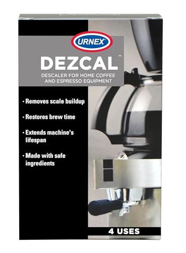 Universal Descaling Powder Solution for Coffee & Espresso Machines - 4 Pack