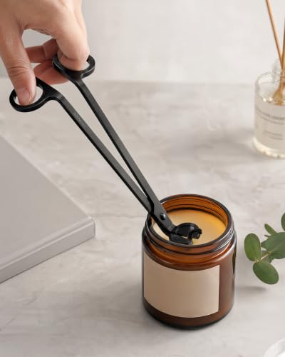 Stainless Steel Candle Wick Trimmer Set - Snuffer & Dipper Kit