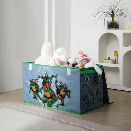 Collapsible Toy Storage Trunk with Soft Lid - 28.5 x 14.5 x 16 Inch