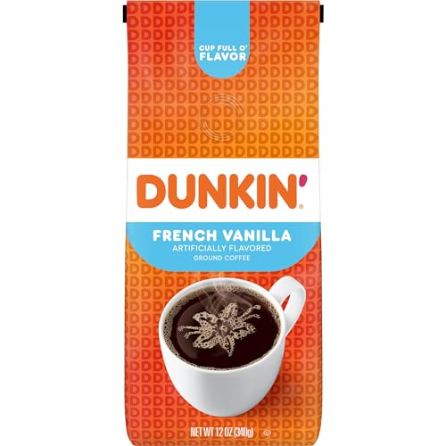 French Vanilla Ground Coffee Medium Roast 12 Oz Bag