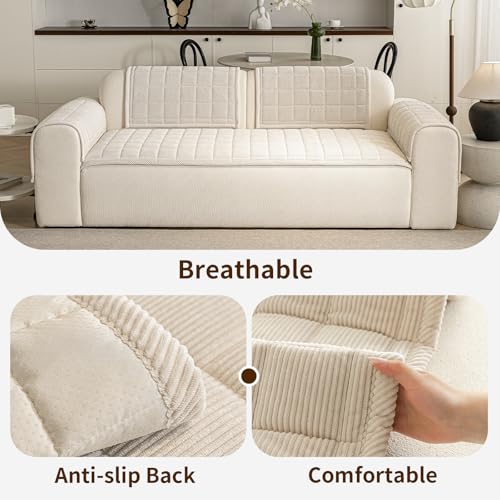 Non-Slip Dog Couch Cover - Soft Washable Sofa Protector (27.6"x70.9")