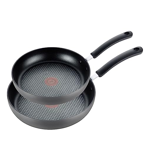 Hard Anodized Nonstick Frying Pan Set, 10 & 12 Inch Skillets, 2 Piece