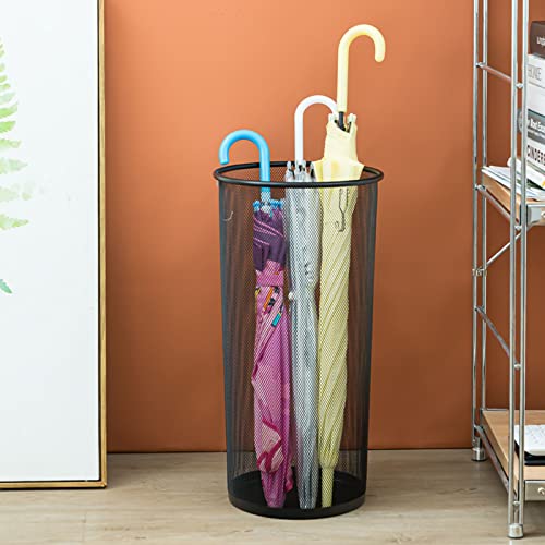 2-Pack Metal Mesh Umbrella Stand - 20-Inch Tall Freestanding Entryway Holder