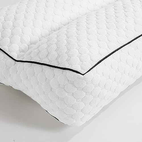 Shredded Memory Foam Knee Pillow for Side Sleepers - 26" White