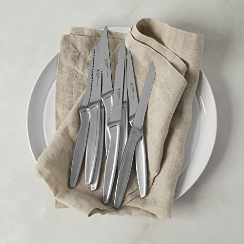 Henckels 16-pc Stainless Steel Serrated Steak Knife Set (Variation: 16-pc Stainless Steel Serrated)