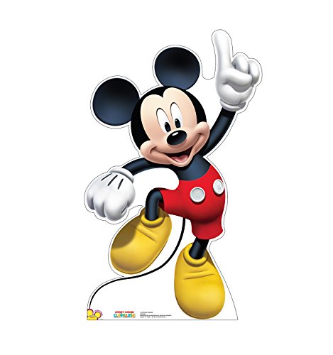 Cartoon Mouse Standing Cardboard Cutout - 28" x 45" Party Decoration