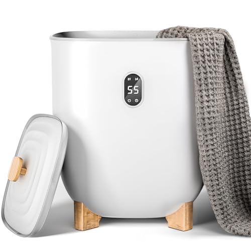 25L Large Towel Warmer Bucket with LCD Display and Auto Shut-Off