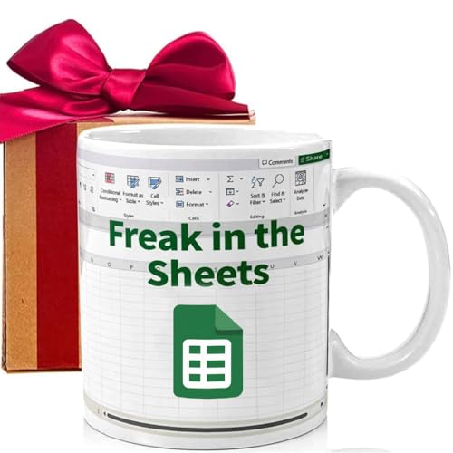 Freak in The Sheets Mug White - Funny Accounting Gift for CFO CPA Boss | MNEDLAD