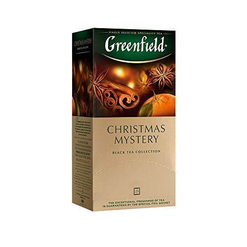 Greenfield Christmas Tea - Festive Herbal Infusion, 25 Count