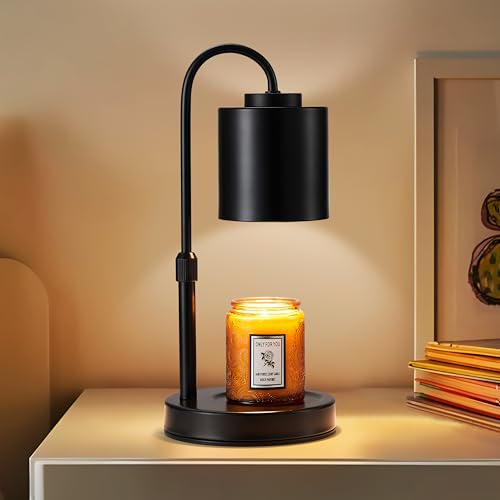 Adjustable Electric Candle Warmer Lamp with Timer & Dimmer